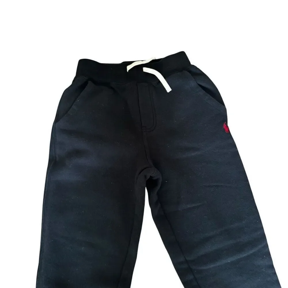 Polo Ralph Lauren Cotton Fleece Athletic Pants Drawstring Pull On SZ S (8) #2426